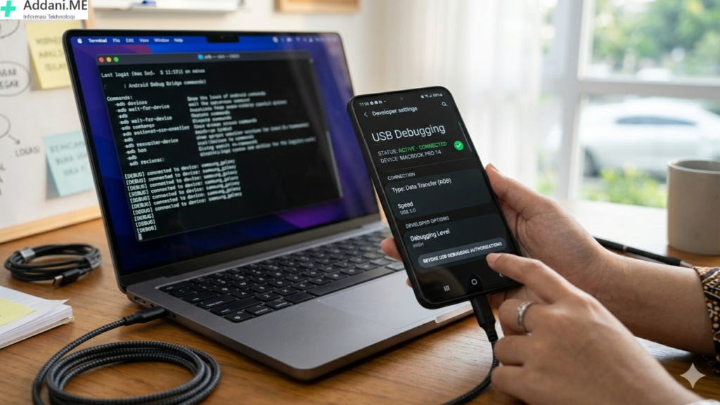cara mengaktifkan USB Debugging Android
