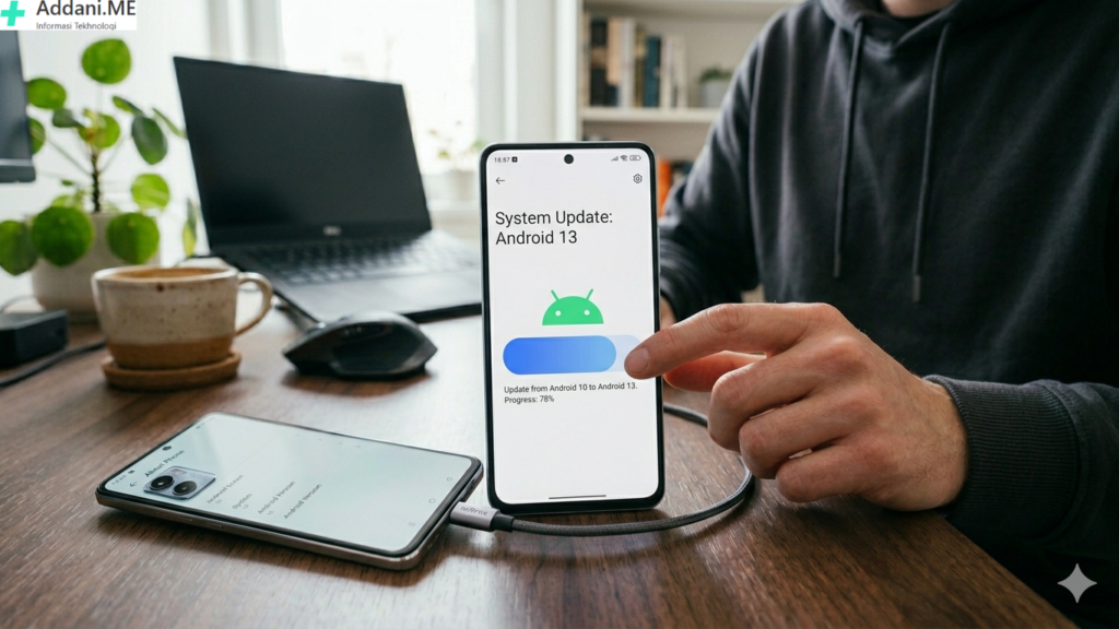 cara update Android 10 ke 13 Infinix