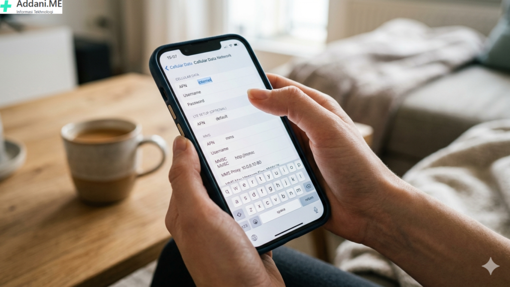 cara setting APN Telkomsel di iPhone